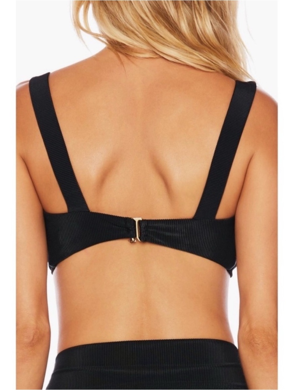 Beach Riot Set: Sophia Ribbed Bikini Top& Highway Ribbed Bikini Bottom; Large - Picture 4 of 14